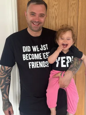 Best Friends, Yep! Matching T-Shirt/Bodysuit mens dad clothes online