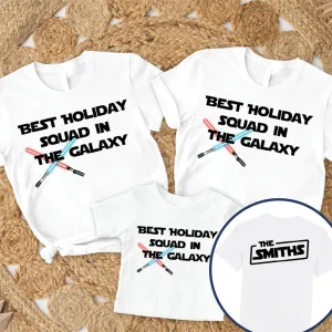 Best Holiday Squad In Galaxy Matching T-Shirts mens dad clothes online