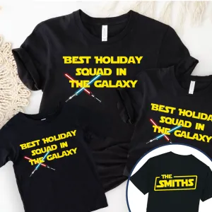 Best Holiday Squad In Galaxy Matching T-Shirts mens dad clothes online