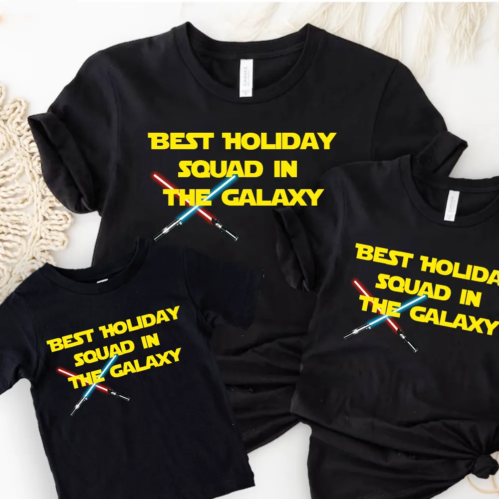 Best Holiday Squad In Galaxy Matching T-Shirts