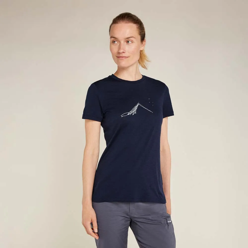 Buy 2025 Official Icebreaker Merino 150 Tech Lite SS Tee Southern Constellation Women is hot sale, 100% satisfaction guarantee.