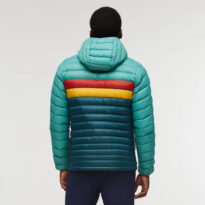 Choose the latest style of 2025 Cotopaxi Fuego Down Hooded Jacket Men's in stock, free shipping worldwide, bottom price, buy cheap Items on sale.