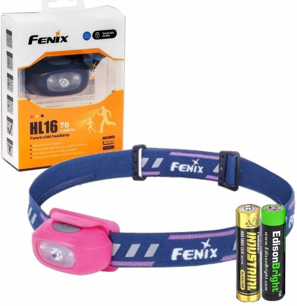 Great discount sale for Fenix HL16 70 Lumen LED Headlamp for camping/hiking kids/children with EdisonBright AA Alkaline battery , free shipping worldwide, reasonable price for you.