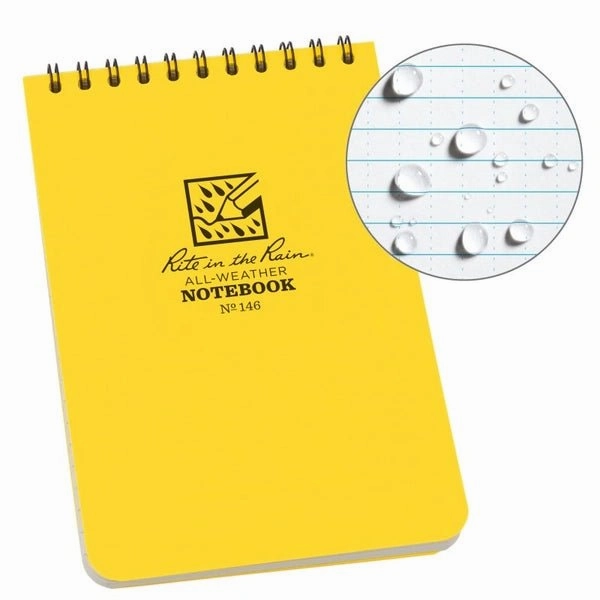 Shop For Latest Best Rite in the Rain Polydura Waterproof Spiral Notebook - 4 x 6 Stock are hottest sale, best price and top quality, free shipping worldwide.