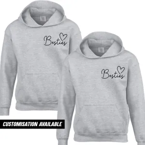 Besties Mini Logo Kid Matching Hoodies (MRK X) maternity wear outlet