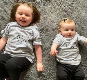 Besties Mini Logo Kid T-Shirts (MRK X) boys outfits online store