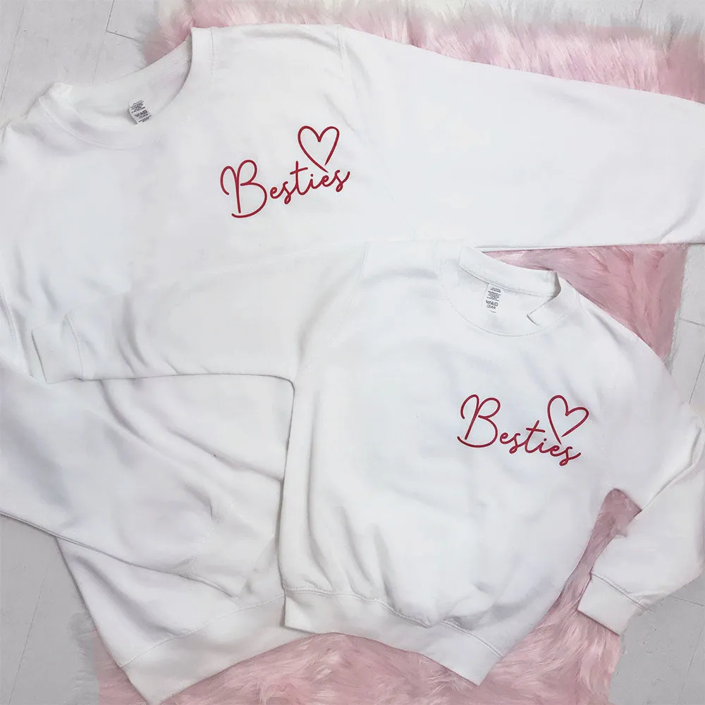 Besties Mini Logo Mum & Kid Matching Sweaters (MRK X)