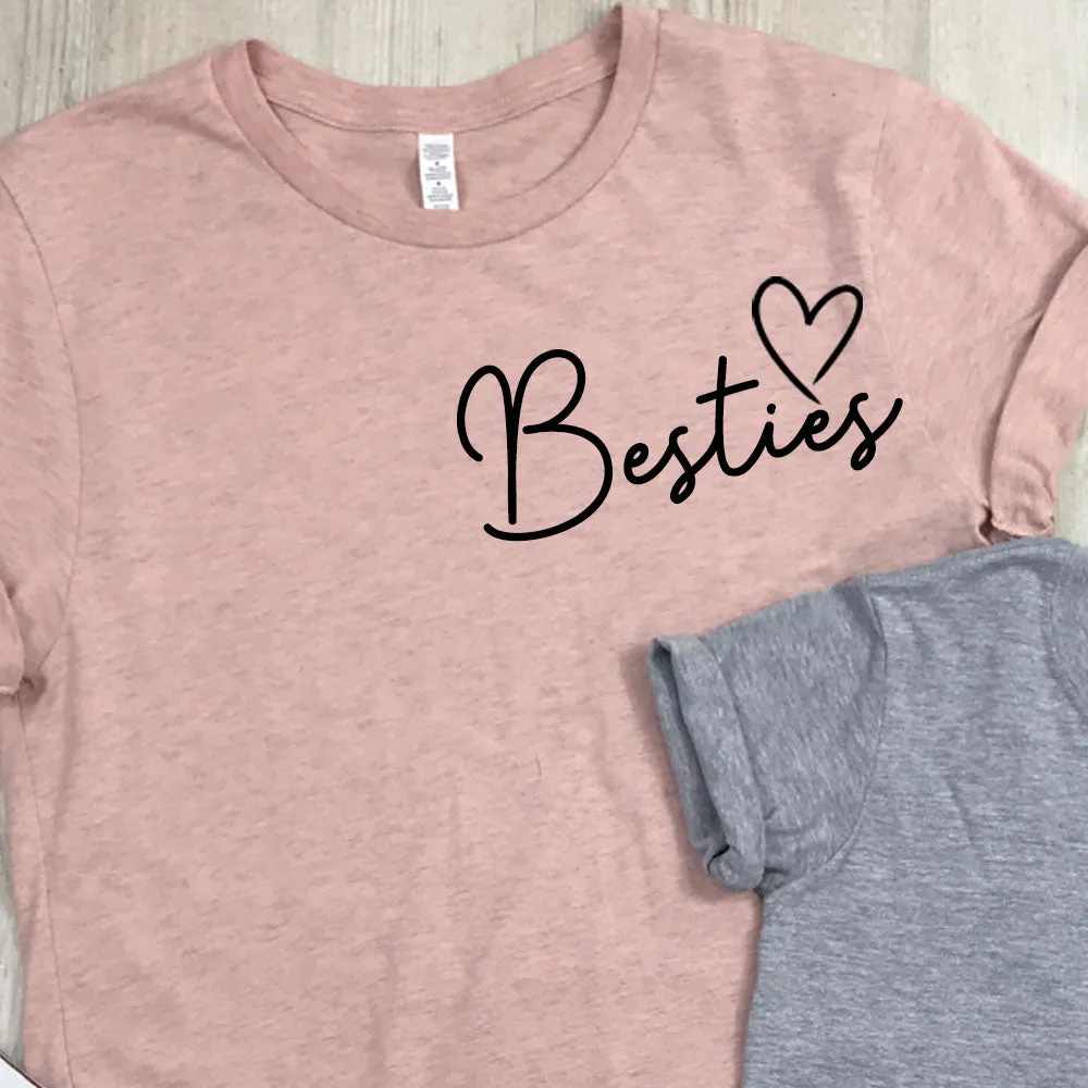 Besties Mini Logo Mum & Kid Matching Tees (MRK X)