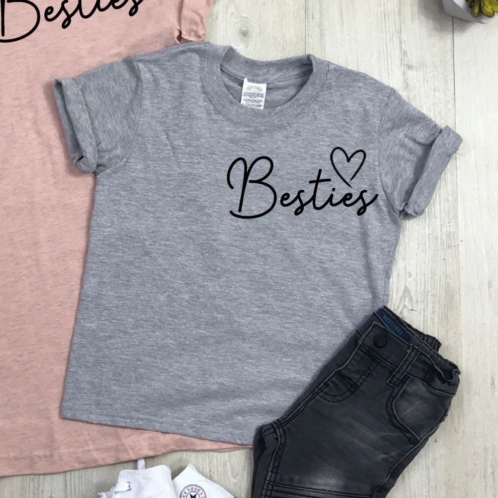 Besties Mini Logo Mum & Kid Matching Tees (MRK X)