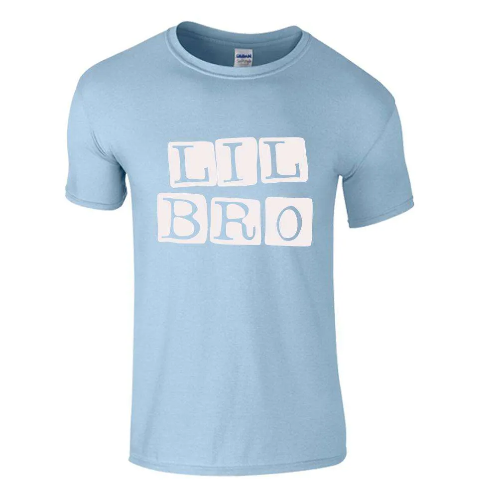Big Bro/Lil' Bro Stamp Matching Sky Blue Tees (MRK X)