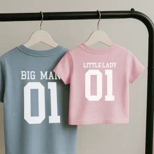 Big Man/Little Lady Daddy & Daughter Pastel Matching Tees (MRK X) dad hats promo code