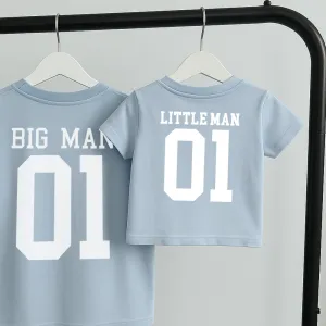 Big Man/Little Man Dad & Son Matching Tees (MRK X) daddy outfits clearance