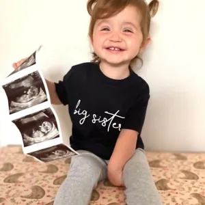 Big Sister Script T-Shirt girls dresses outlet