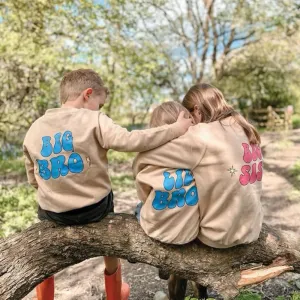 Big/Lil Bro & Sis kids Personalised Sand Sweatshirts girls skirts clearance