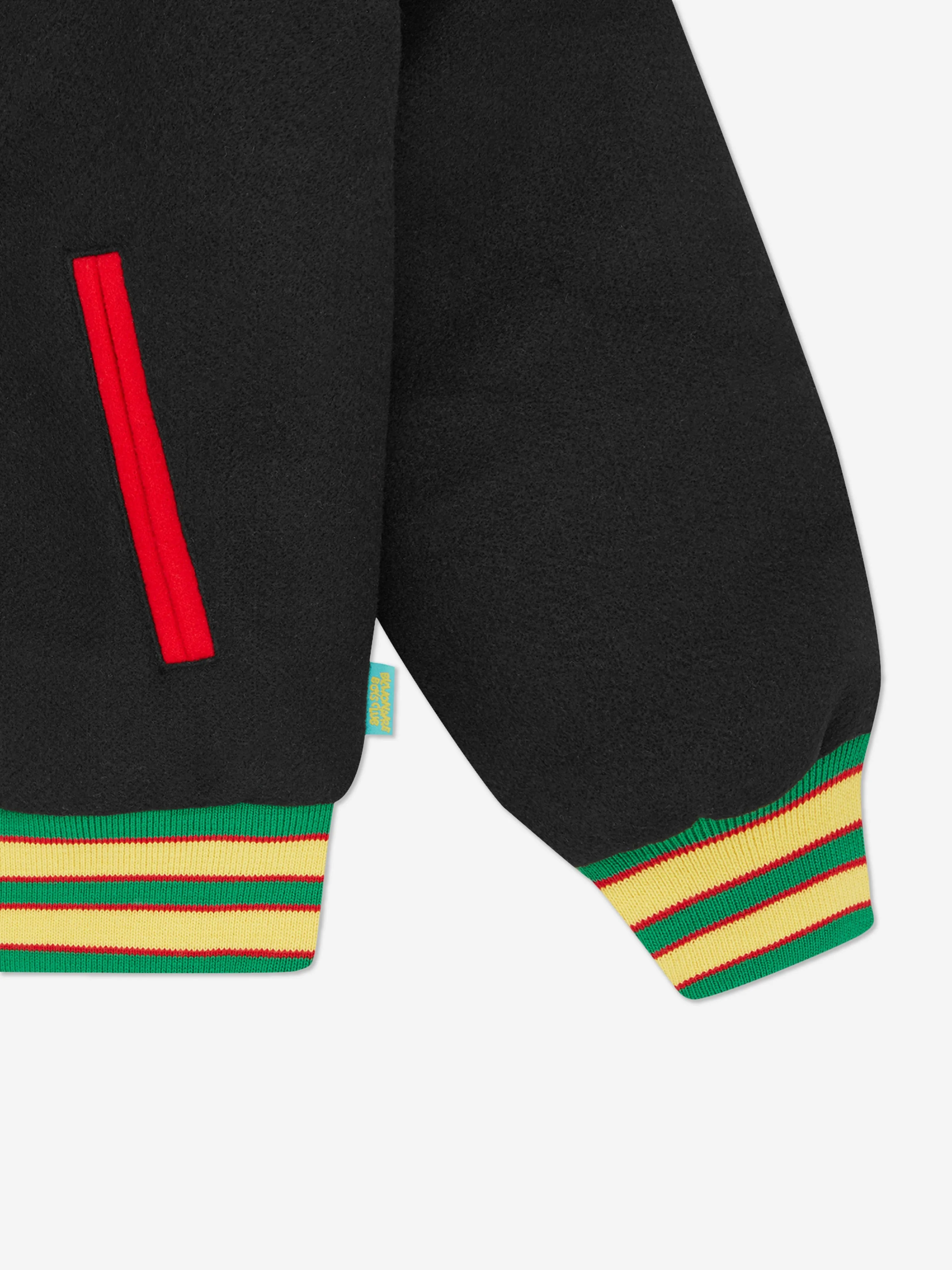 Billionaire Boys Club Boys Robot Varsity Jacke in Schwarz