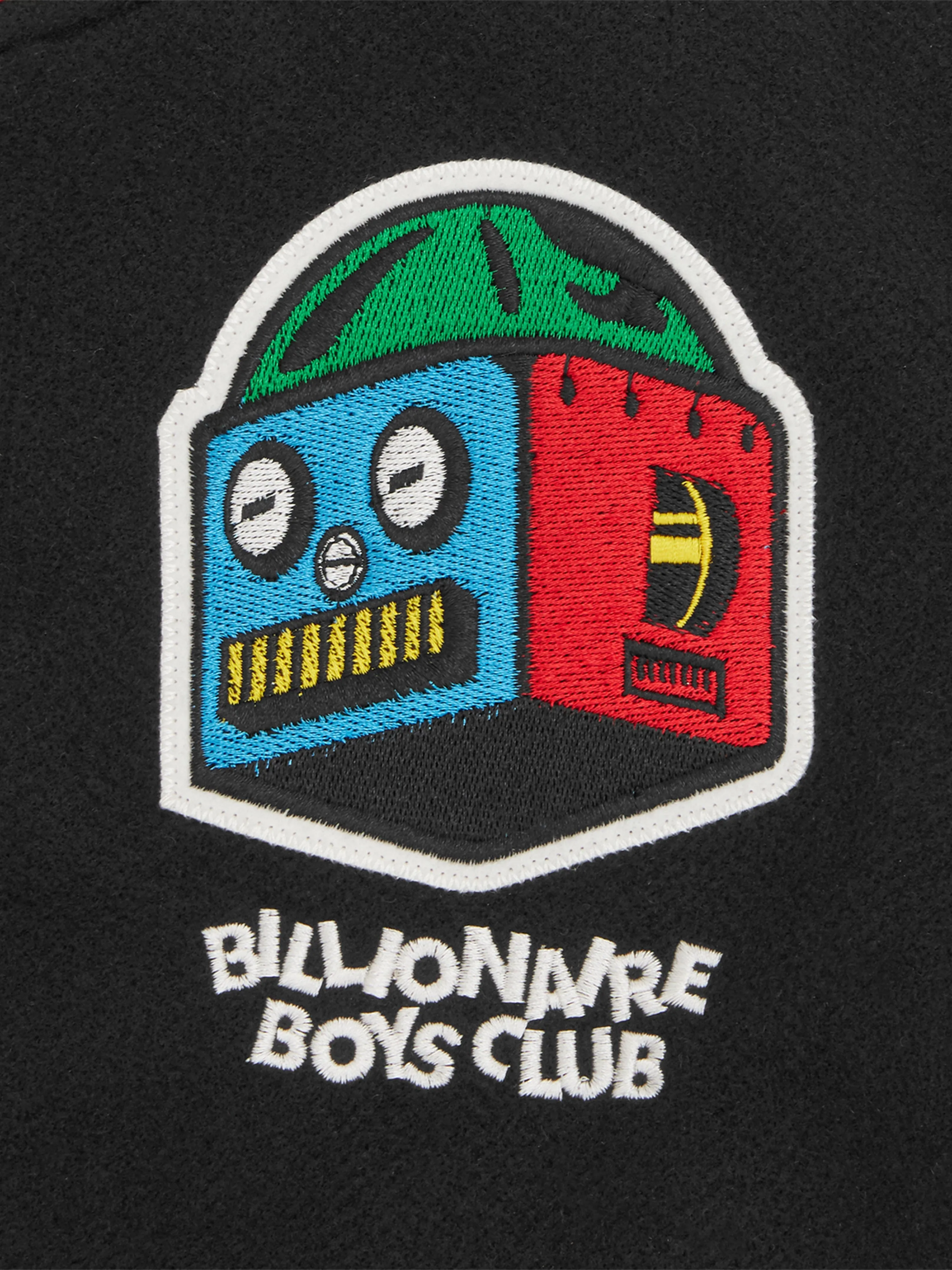 Billionaire Boys Club Boys Robot Varsity Jacke in Schwarz