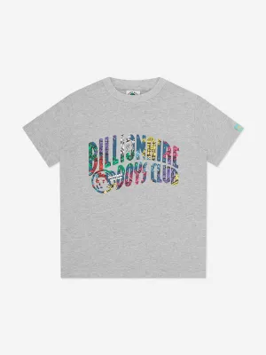 Billionaire Boys Club Kids Robot Arch Logo T-Shirt in Grau