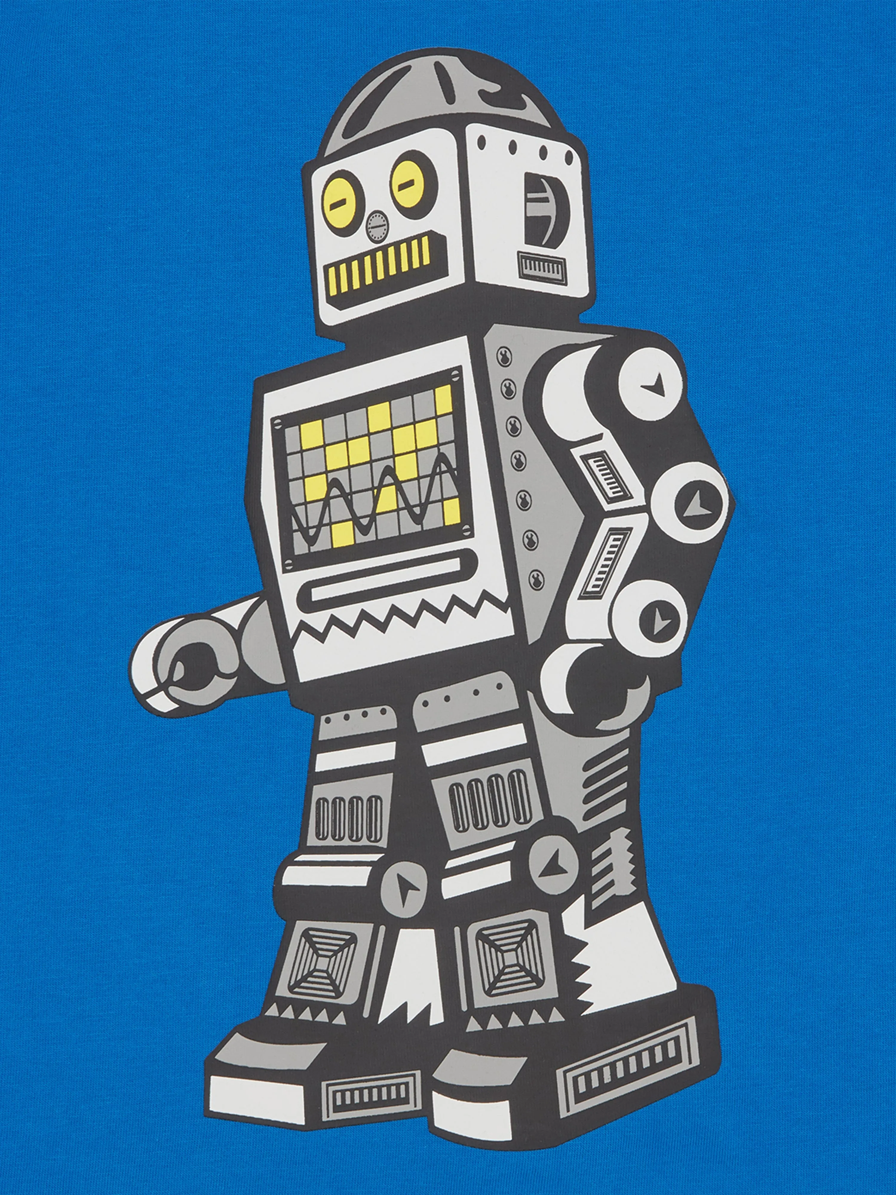 Billionaire Boys Club Kids Gehender Roboter T-Shirt in Blau