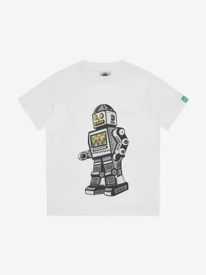 Billionaire Boys Club Kids Laufroboter T-Shirt in Weiß