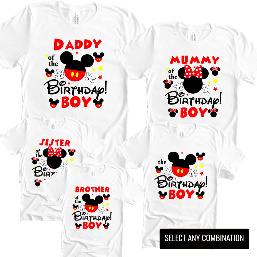 Birthday Boy Celebration Daddy/Mummy & Kid Matching Tees boys clothes cheap sale