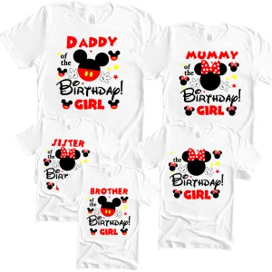 Birthday Girl Celebration Daddy/Mummy & Kid Matching Tees boys clothes cheap sale