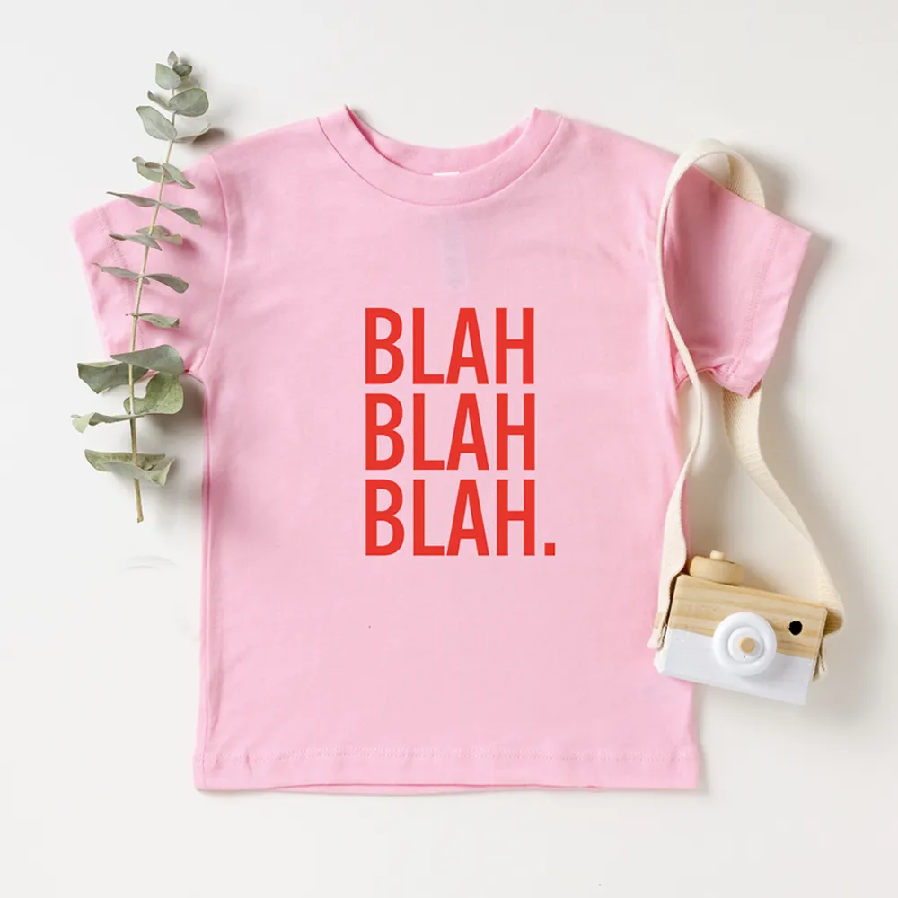 Blah, Blah, Blah Kids Tee girls pajamas promo