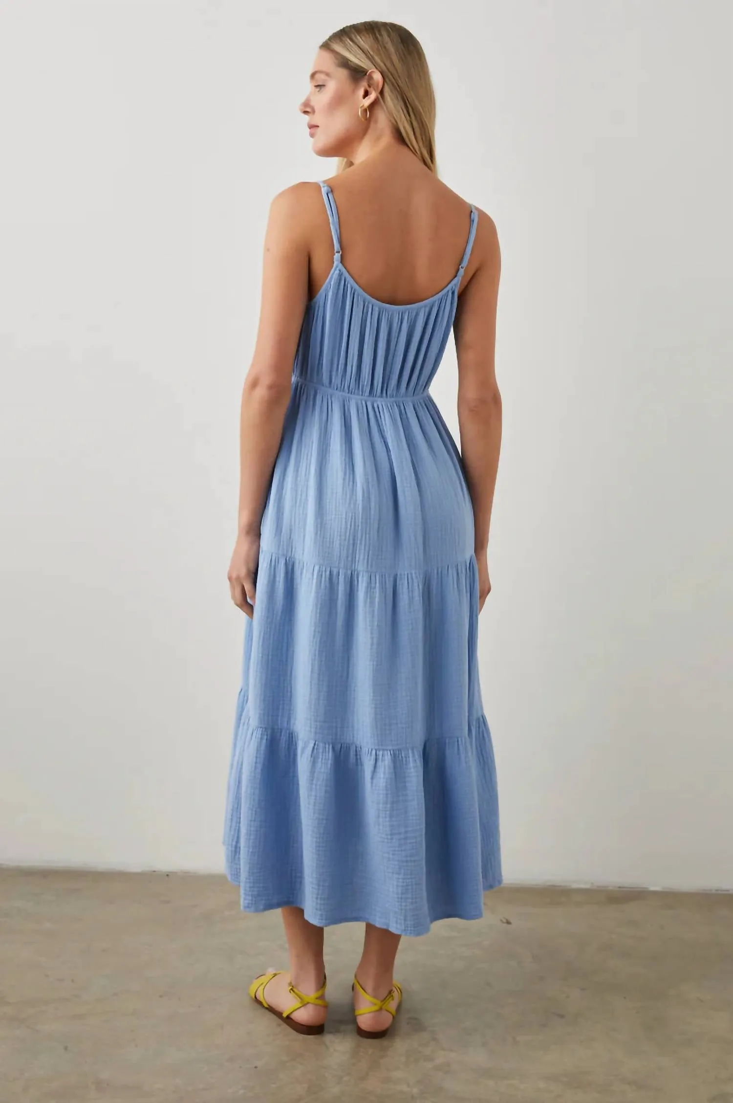 Blakely Dress In Vista Blue