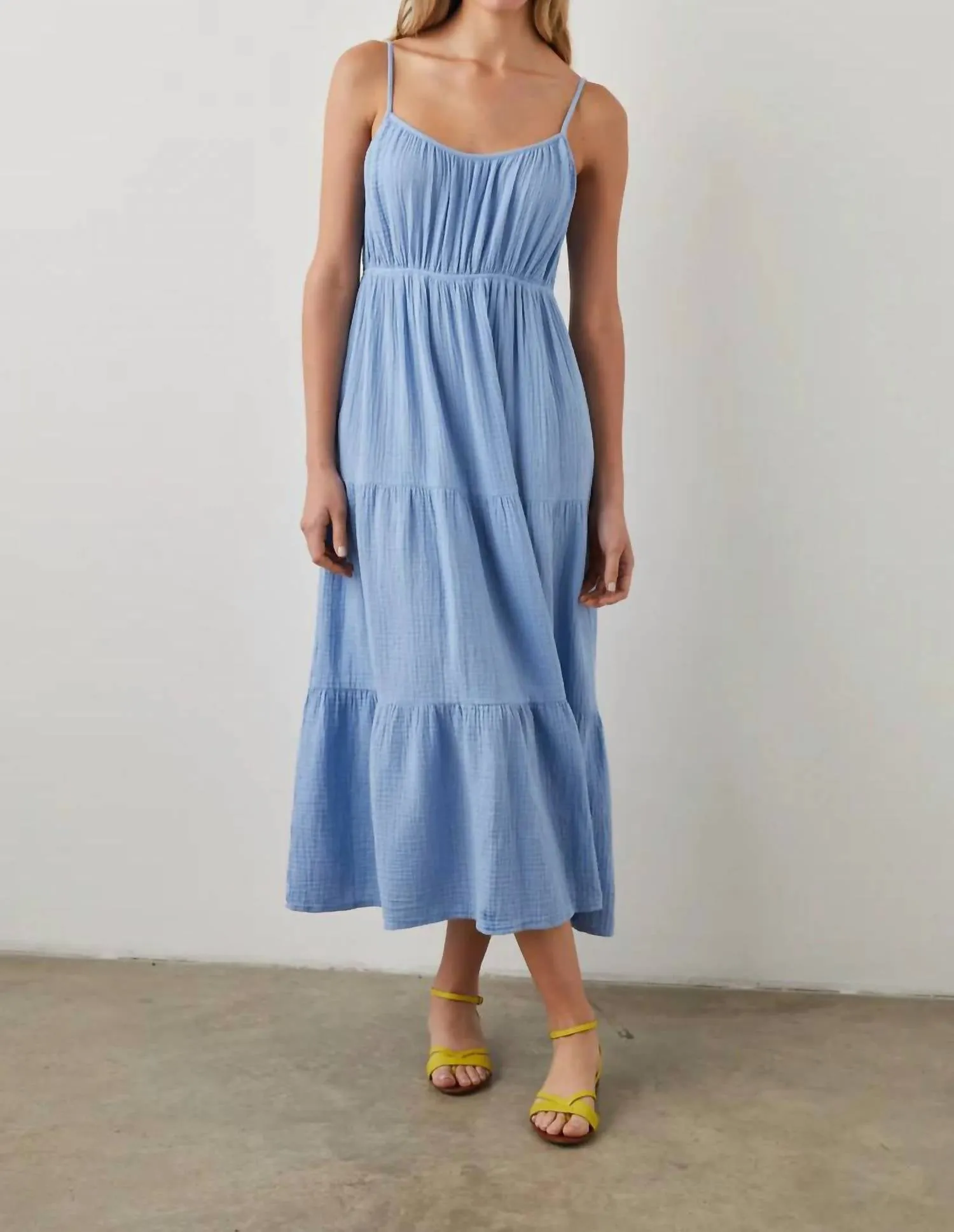 Blakely Dress In Vista Blue