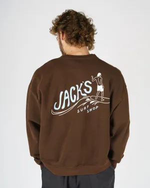 Bobber Heavyweight Crewneck - Braun