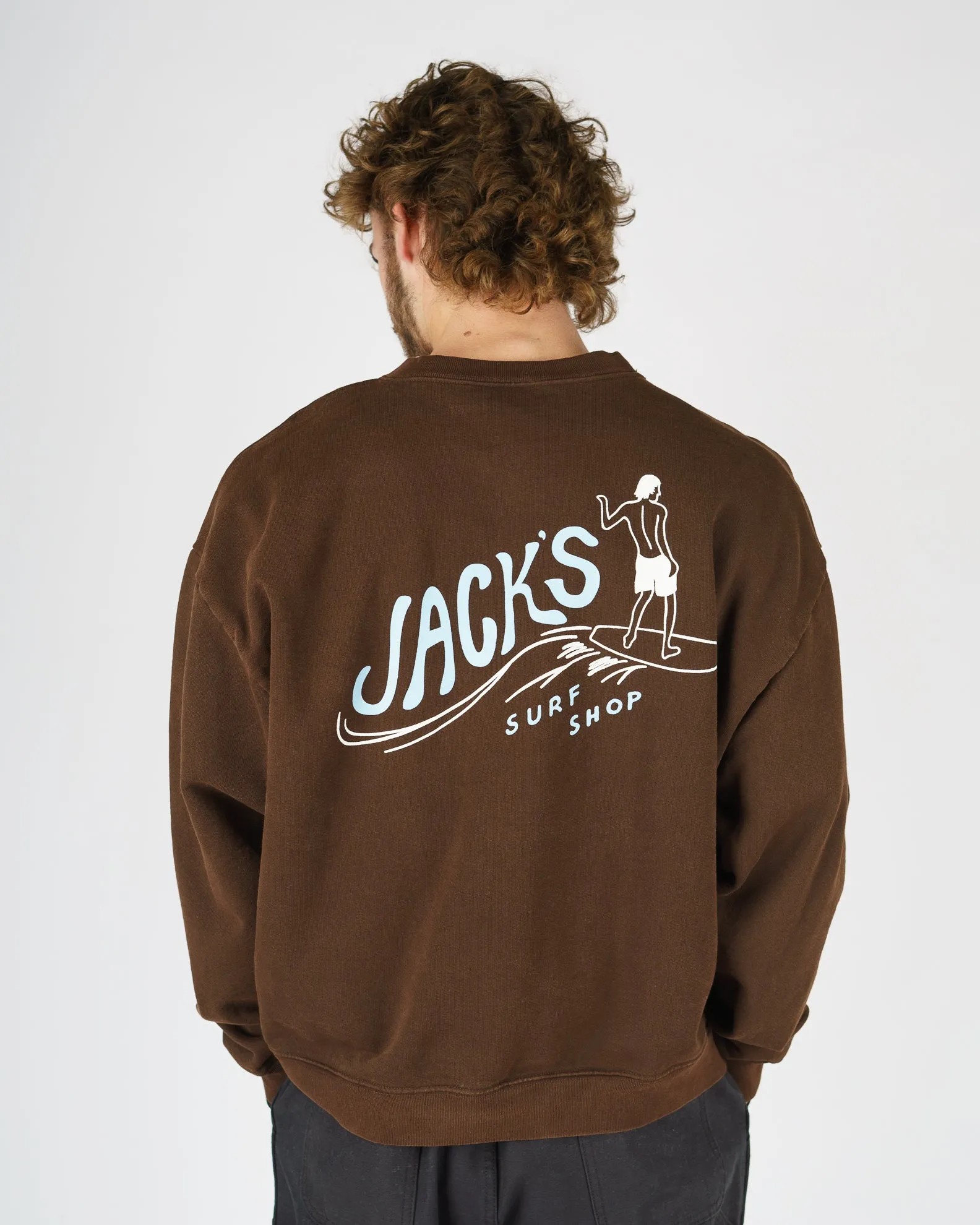 Bobber Heavyweight Crewneck - Braun