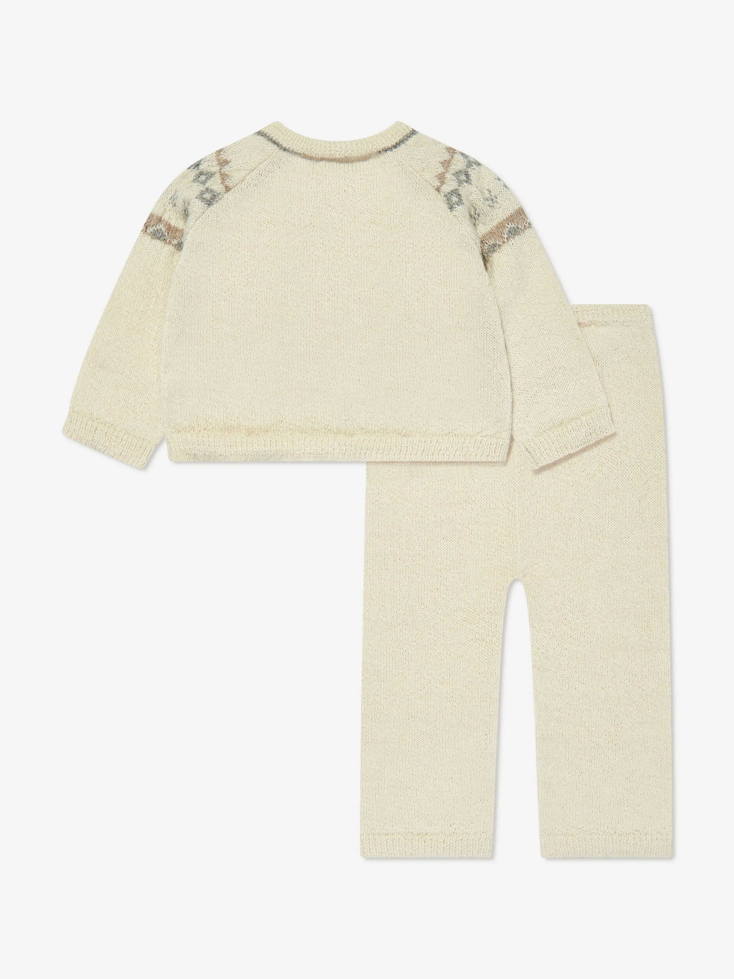 Bonpoint Baby Boys Griffin Hosen-Set in Elfenbein