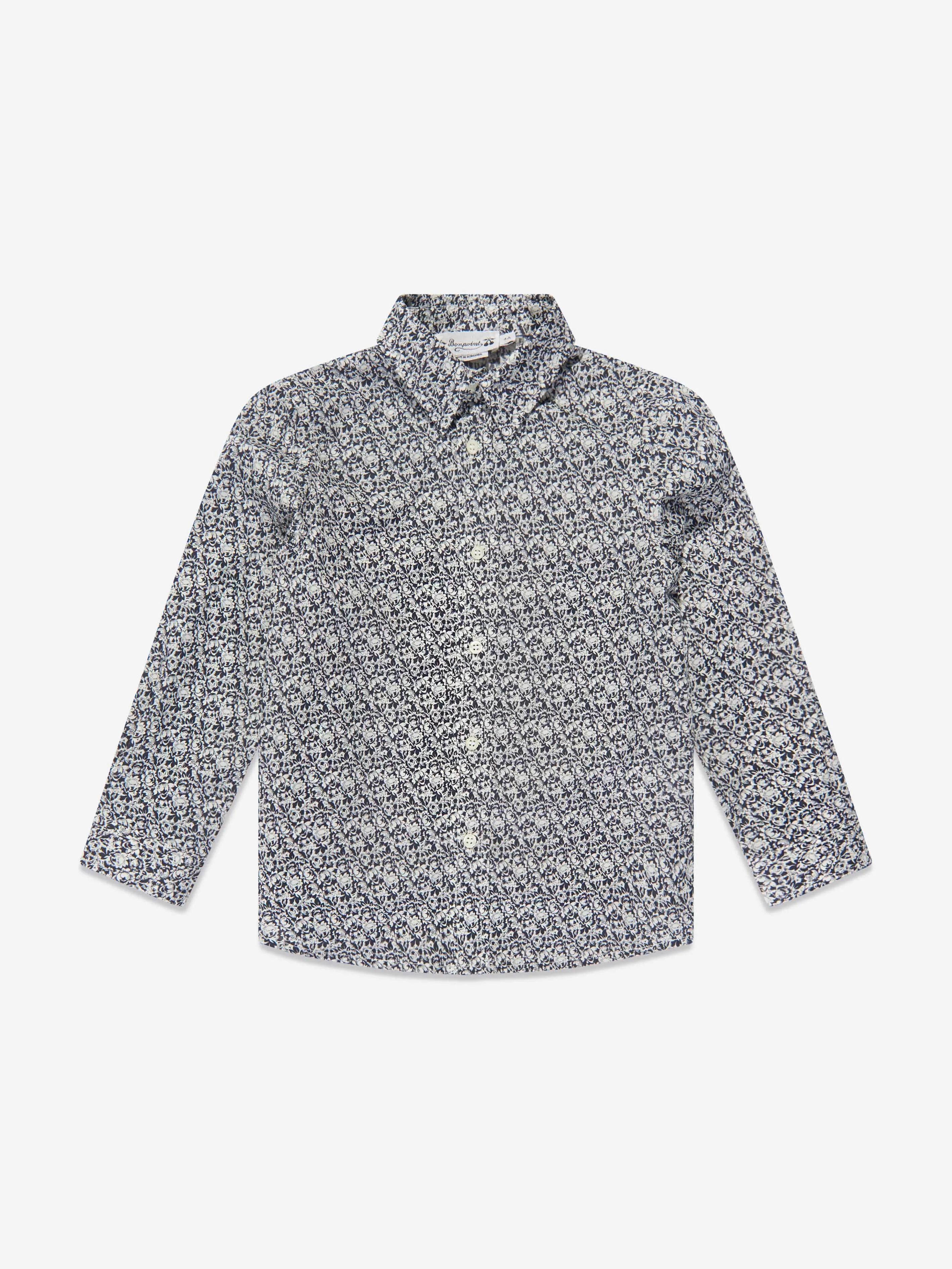 Bonpoint Boys Daho Hemd in Blau