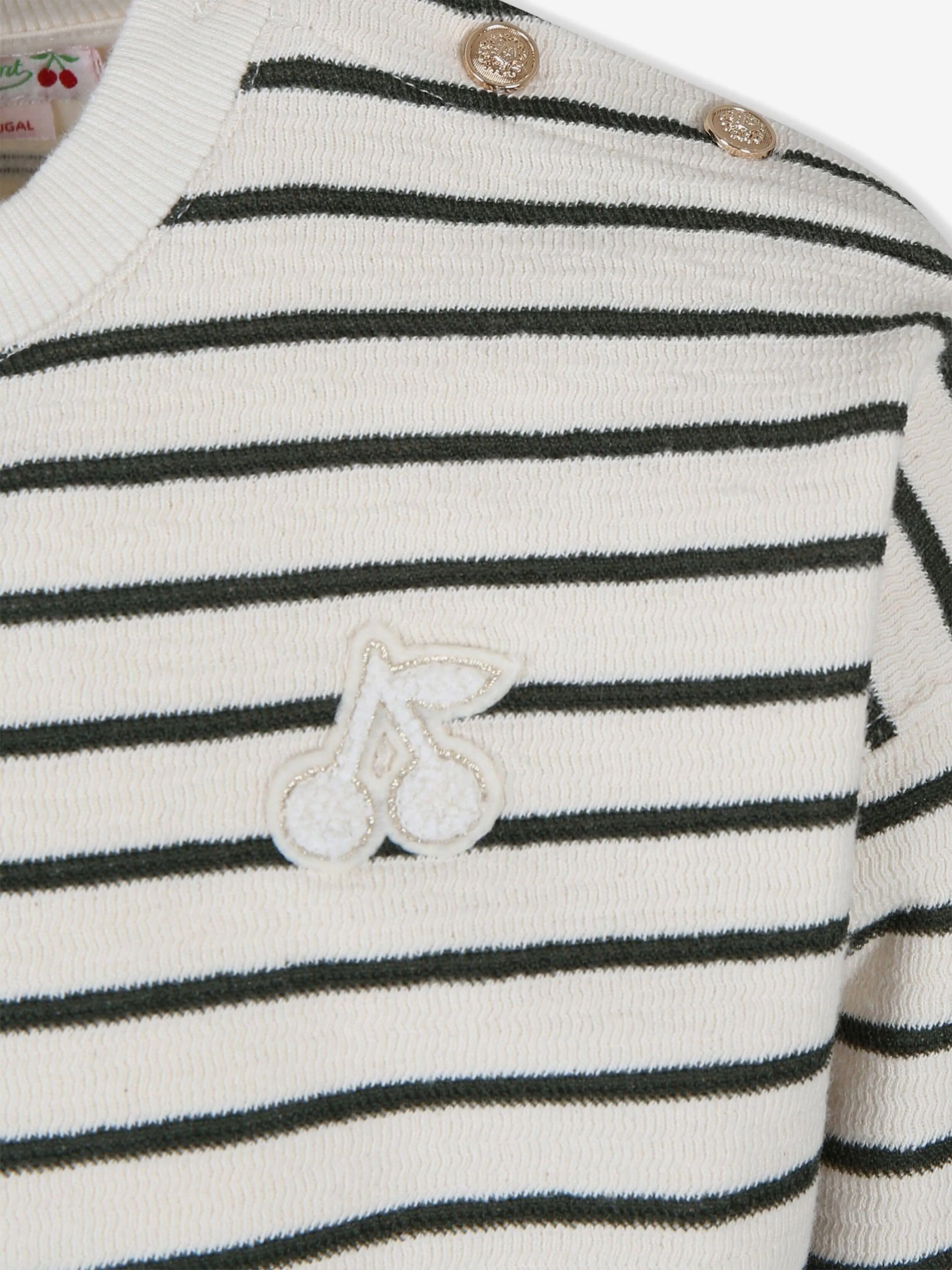 Bonpoint Mädchen Gestreiftes Gaya Sweatshirt in Mehrfarbig