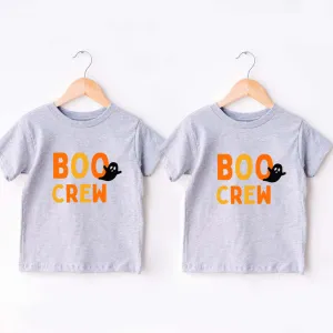 Boo Crew Ghost Matching Halloween T-Shirts boys apparel promo code