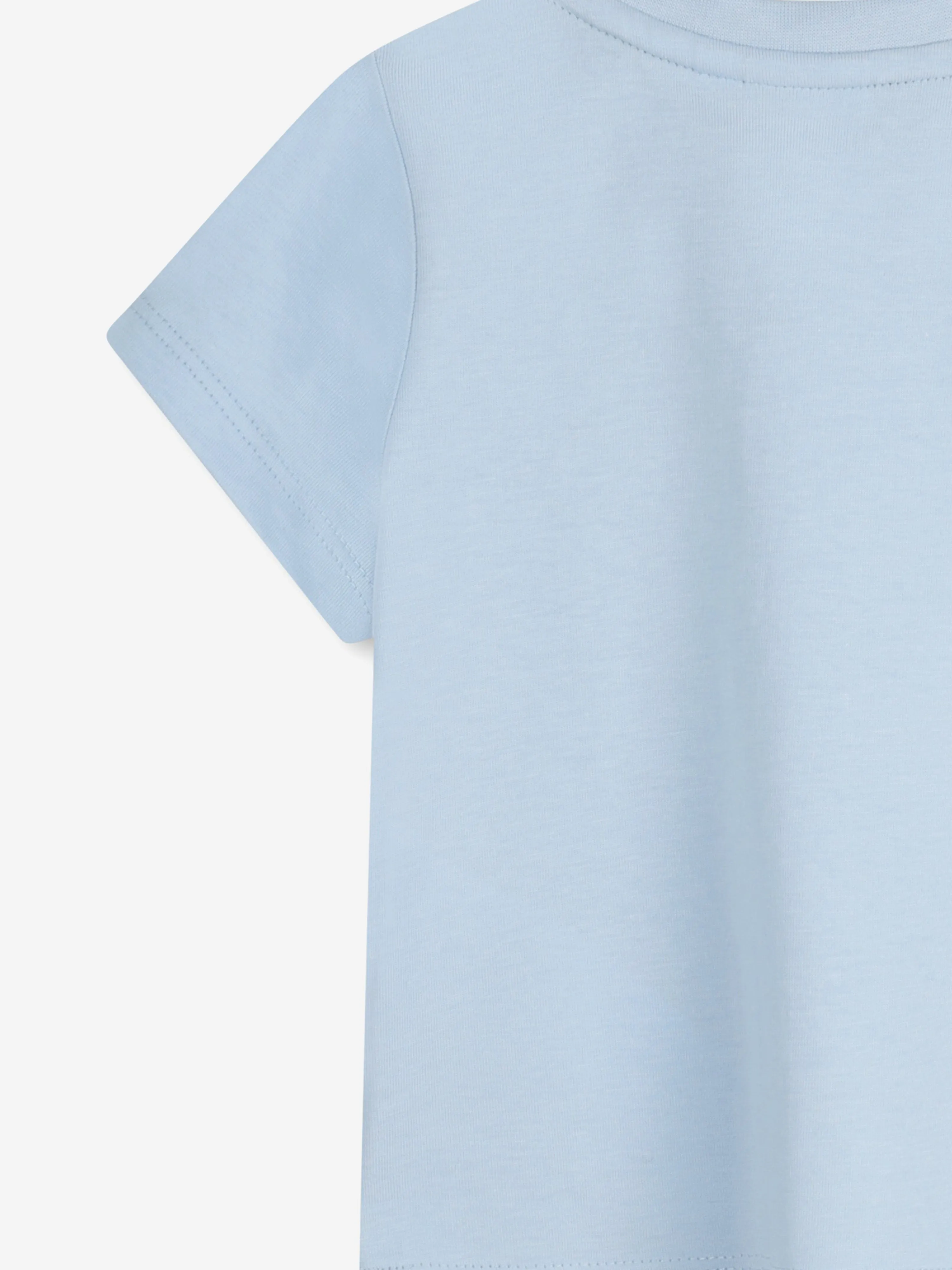 BOSS Baby Boys Multi-Logo Print T-Shirt in Blau