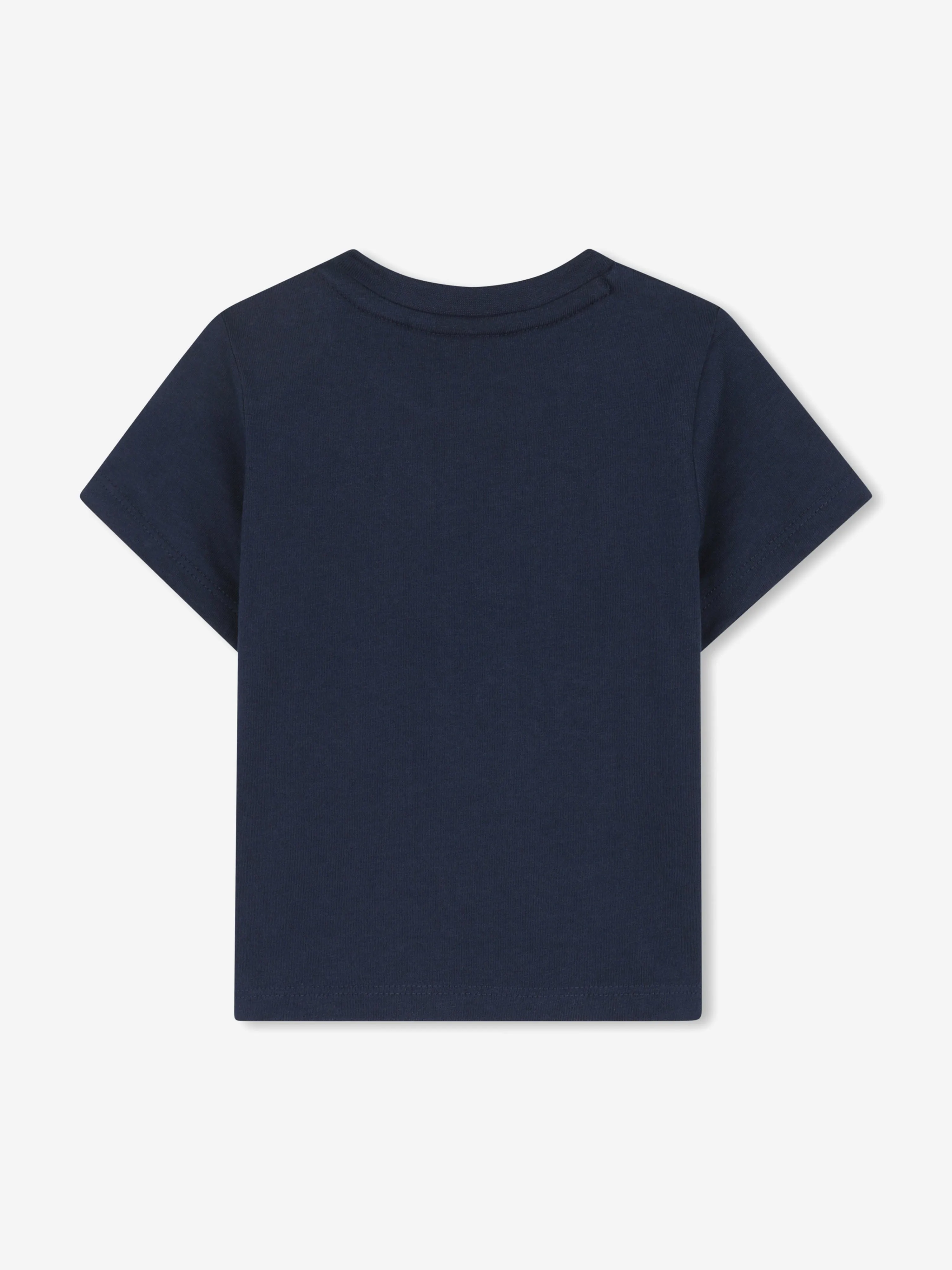 BOSS Baby Boys Multi-Logo Print T-Shirt in Marineblau