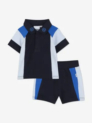 BOSS Baby Boys Kurzarm-Set in Marineblau