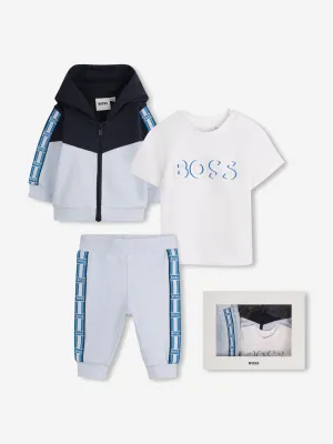 BOSS Baby Jungen Tracksuit-Set in Blau