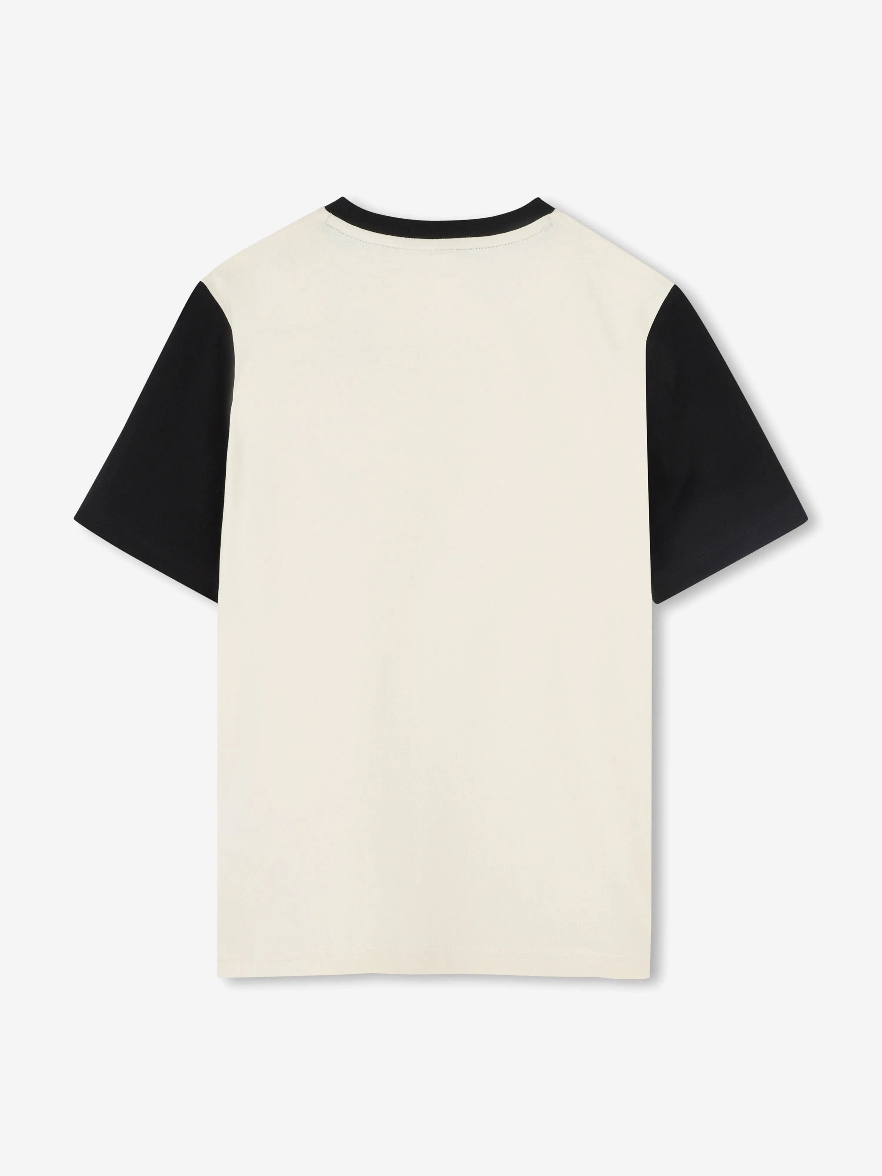 BOSS Boys Colourblock T-Shirt in Beige