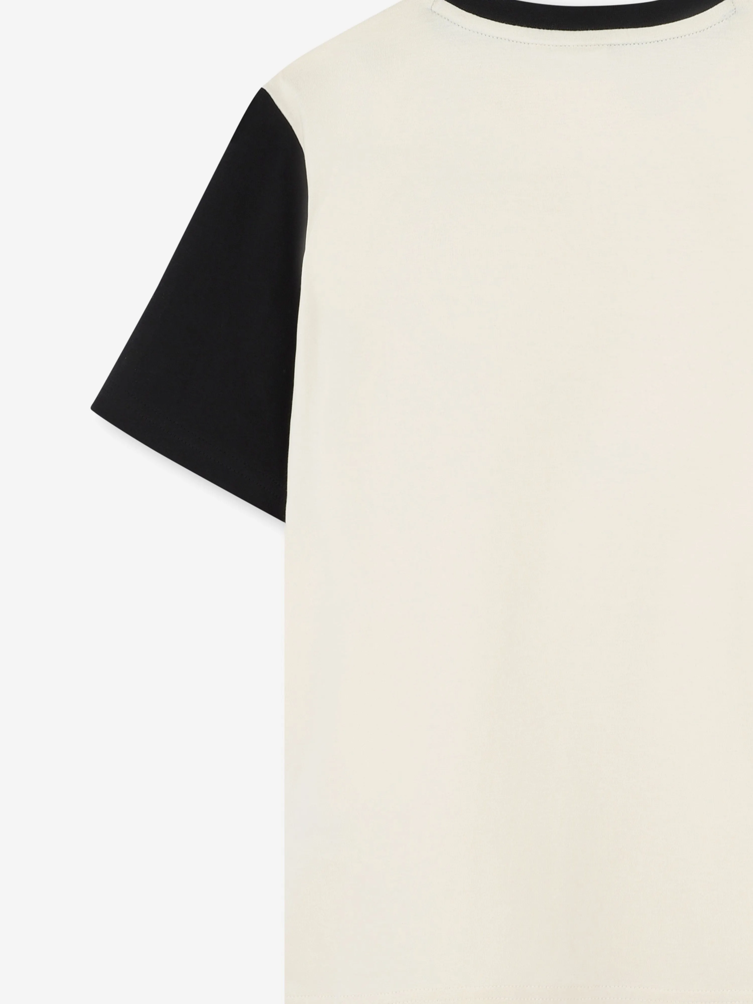 BOSS Boys Colourblock T-Shirt in Beige