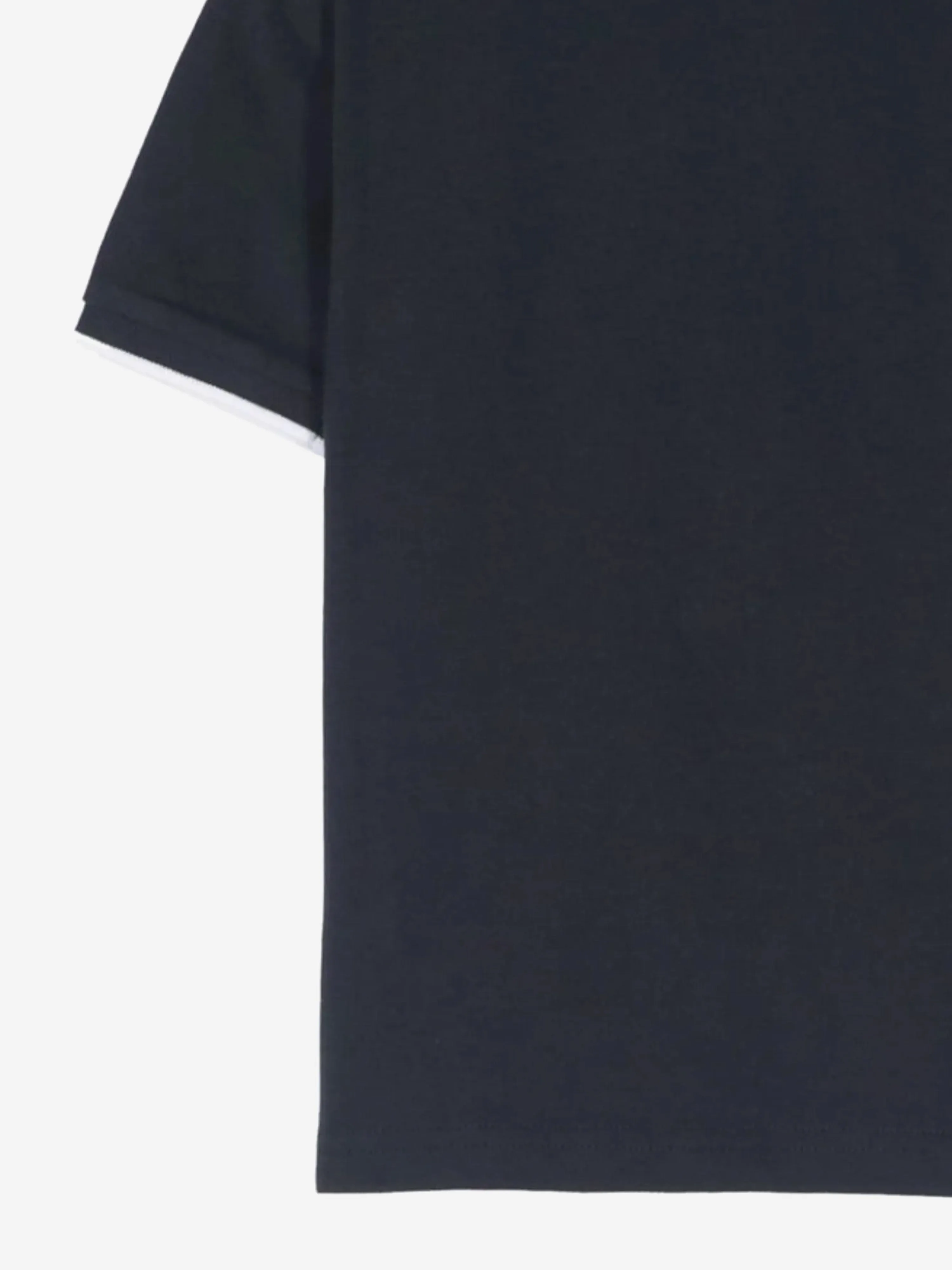 BOSS Boys Logo Print Polo-Shirt in Marineblau