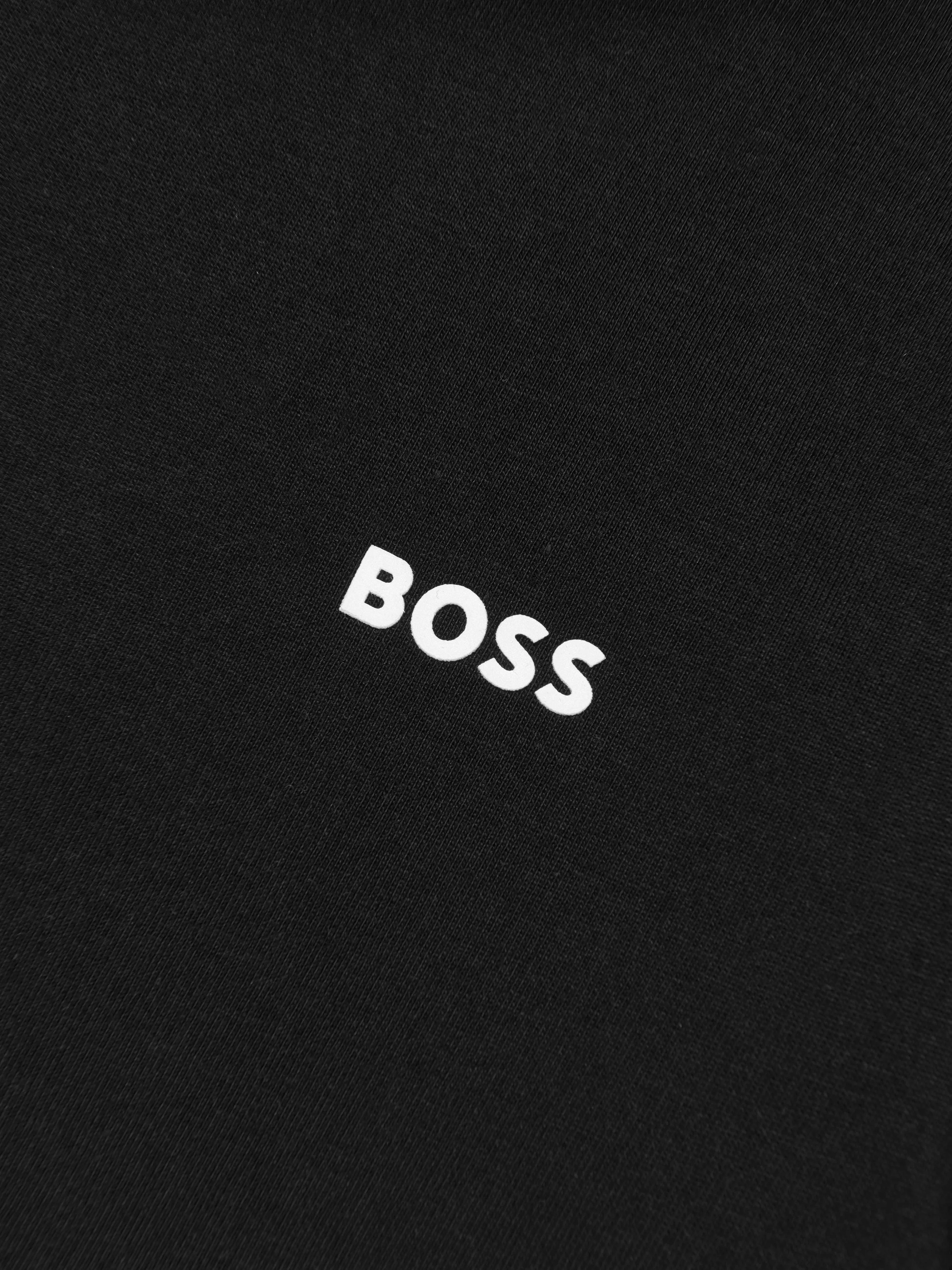 BOSS Boys Logo T-Shirt in Schwarz