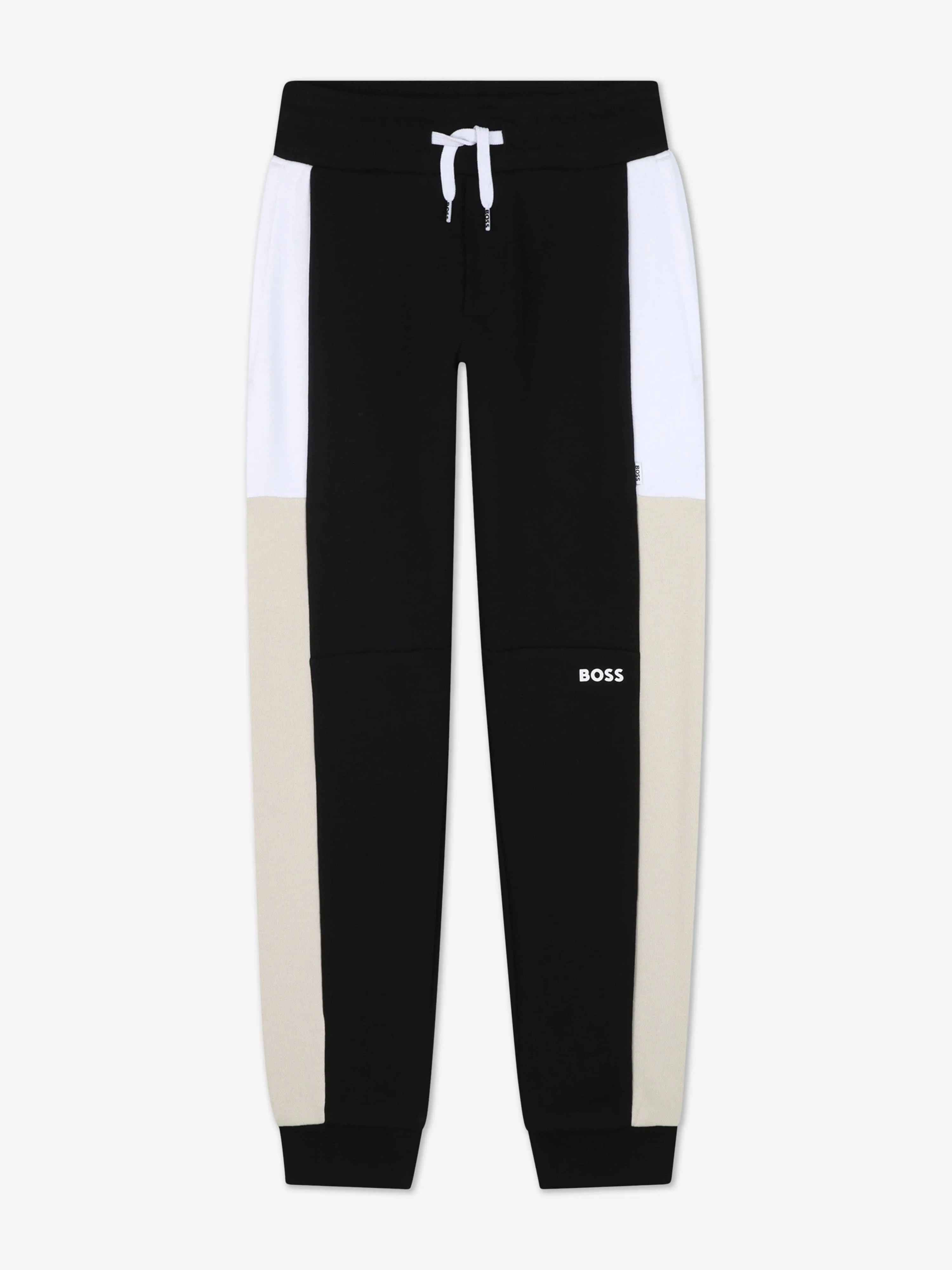 BOSS Boys Logo Trainingsanzug in Schwarz