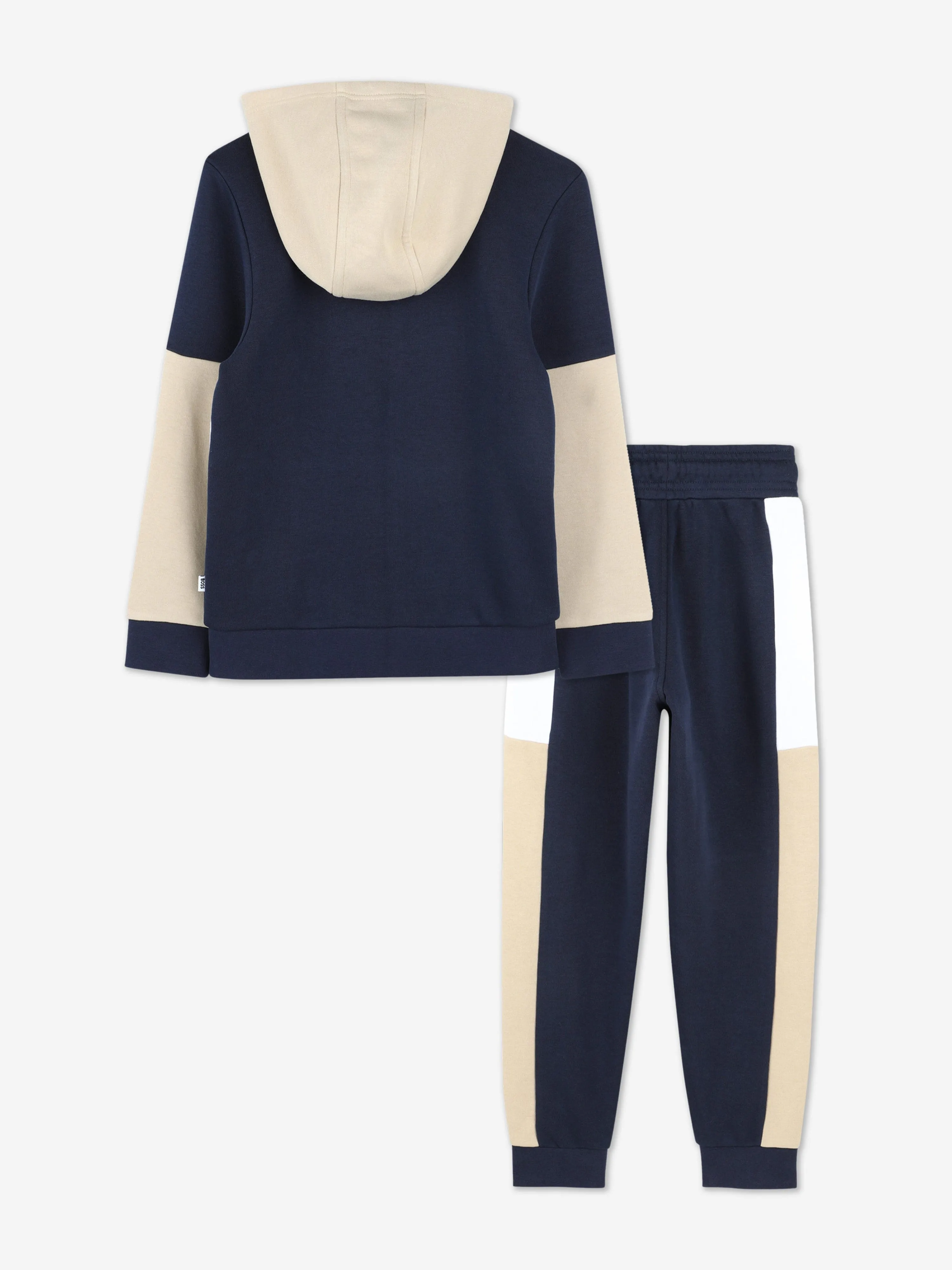 BOSS Boys Logo Trainingsanzug in Marineblau