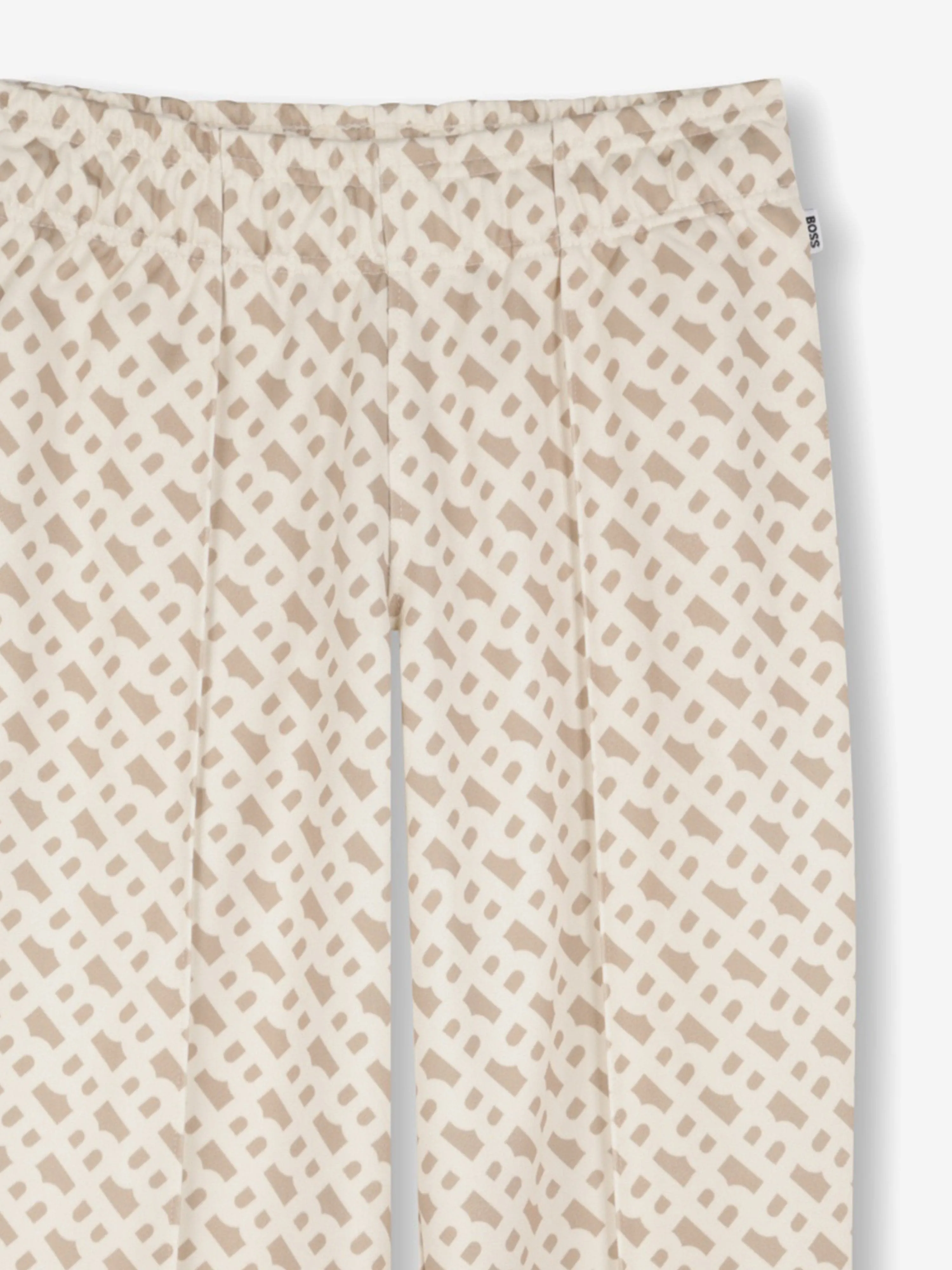 BOSS Boys Monogram Jogginghose in Beige
