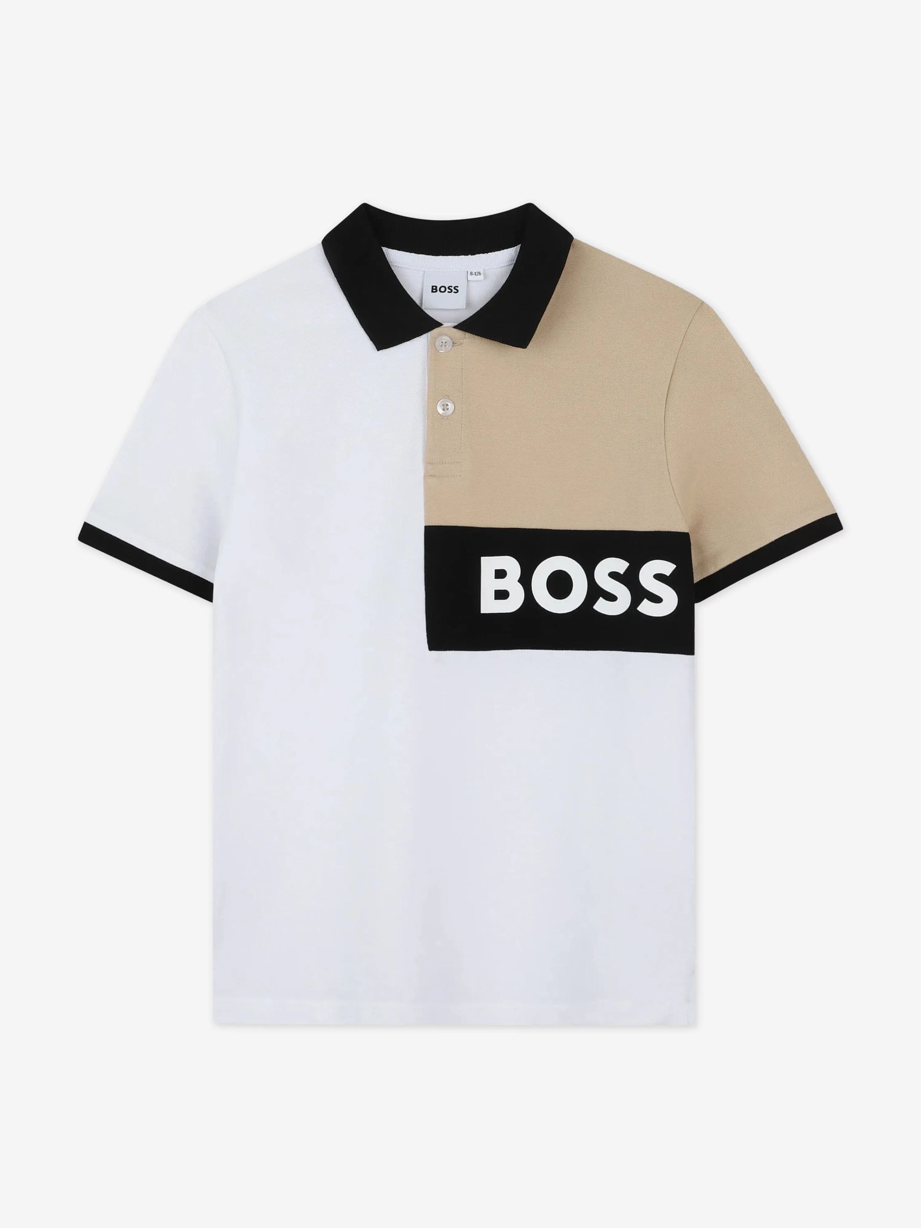 BOSS Boys Kurzarm-Set in Schwarz
