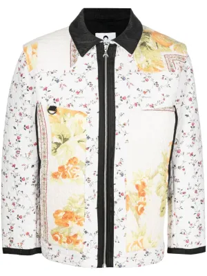 Boutis Floral-Print Quilted Jacket winter jackets clearance