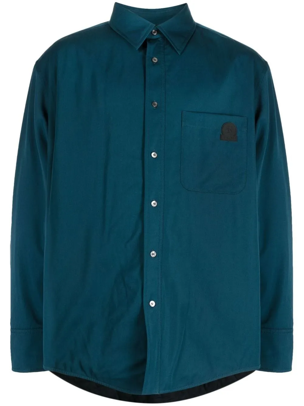 Box-Pleat Long-Sleeved Shirt winter jackets clearance