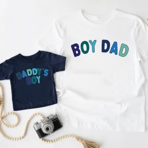 Boy Dad & Daddy's Boy Matching T-shirts dad bod shirts discount