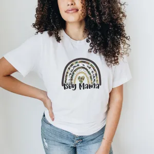 Boy Mama Camo Rainbow T-Shirt maternity dresses promo